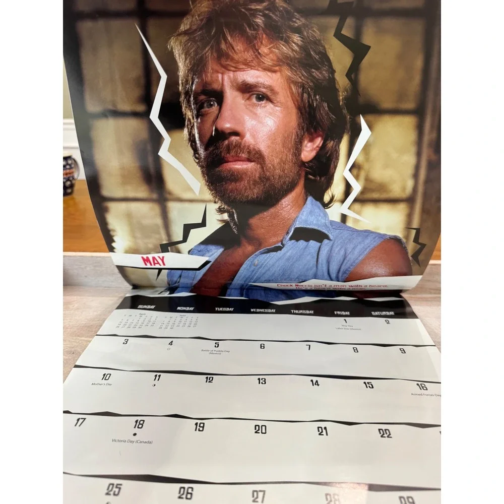 Chuck Norris 2015 16-Month Wall Calendar Trends International Collectible Meme